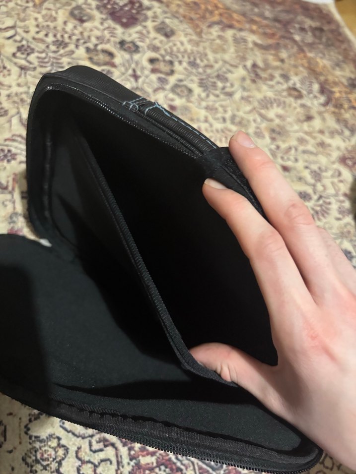 Fermuarlı Siyah Tablet Çantası - Görsel 3