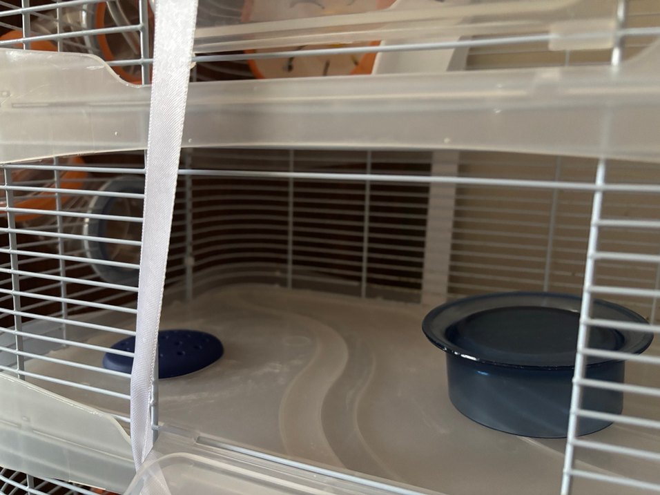 Büyük Beyaz Üç Katlı Hamster Hayvan Kafesi - Görsel 3