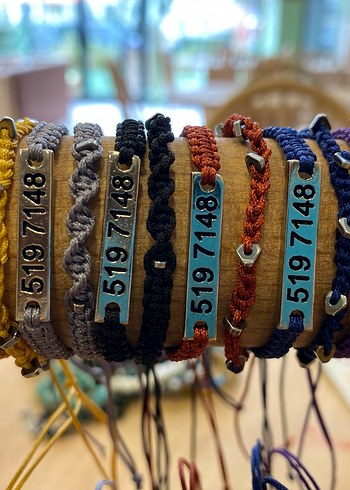 Sayı sekanslı makrome bileklik - Görsel 2