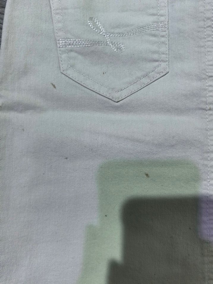 Bej Denim Mini Etek - Görsel 3