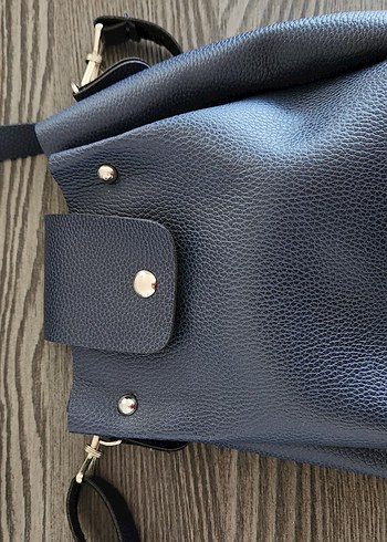 Nivea Mavi Deri Kadın Çanta - Görsel 2