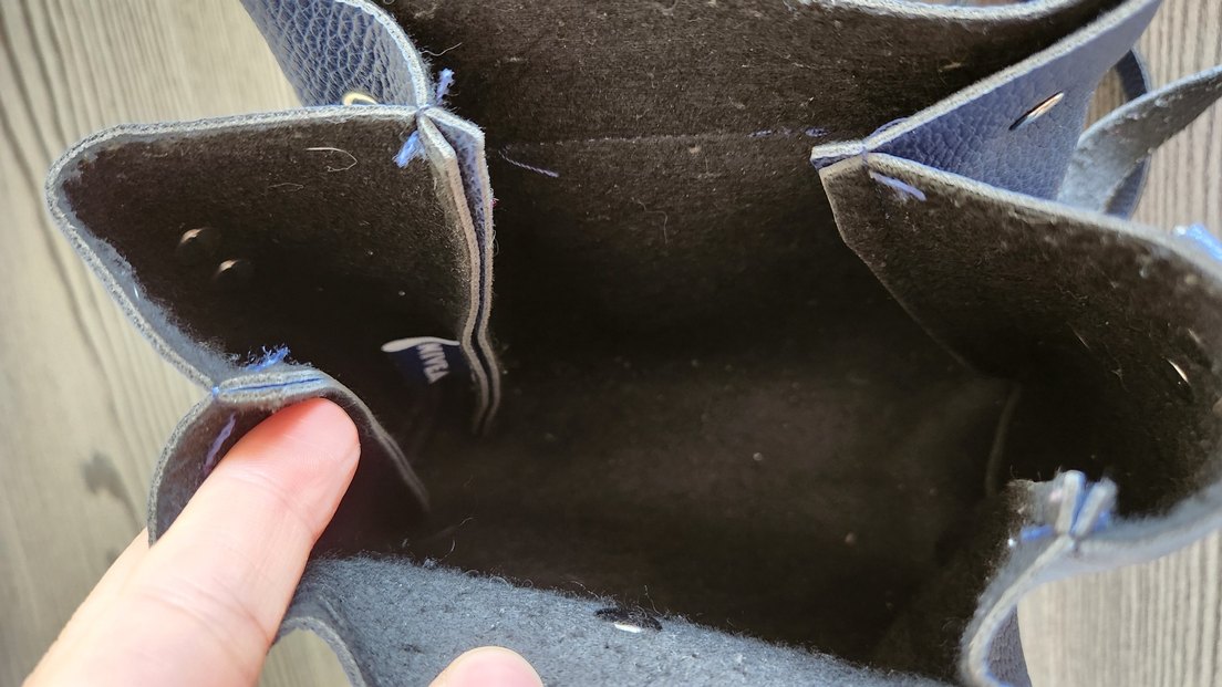 Nivea Mavi Deri Kadın Çanta - Görsel 3