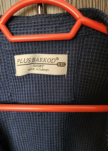 Erkek Lacivert Düğmeli Denim Gömlek - Görsel 2