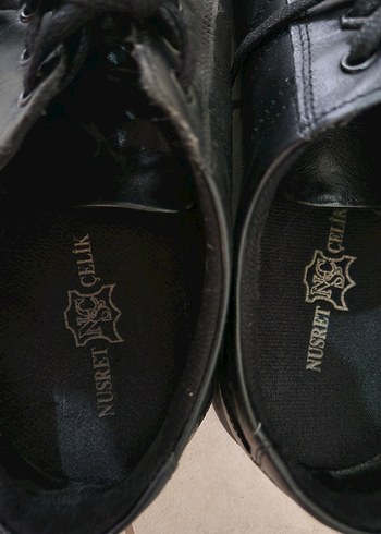 Siyah Deri Erkek Ayakkabı - Görsel 2