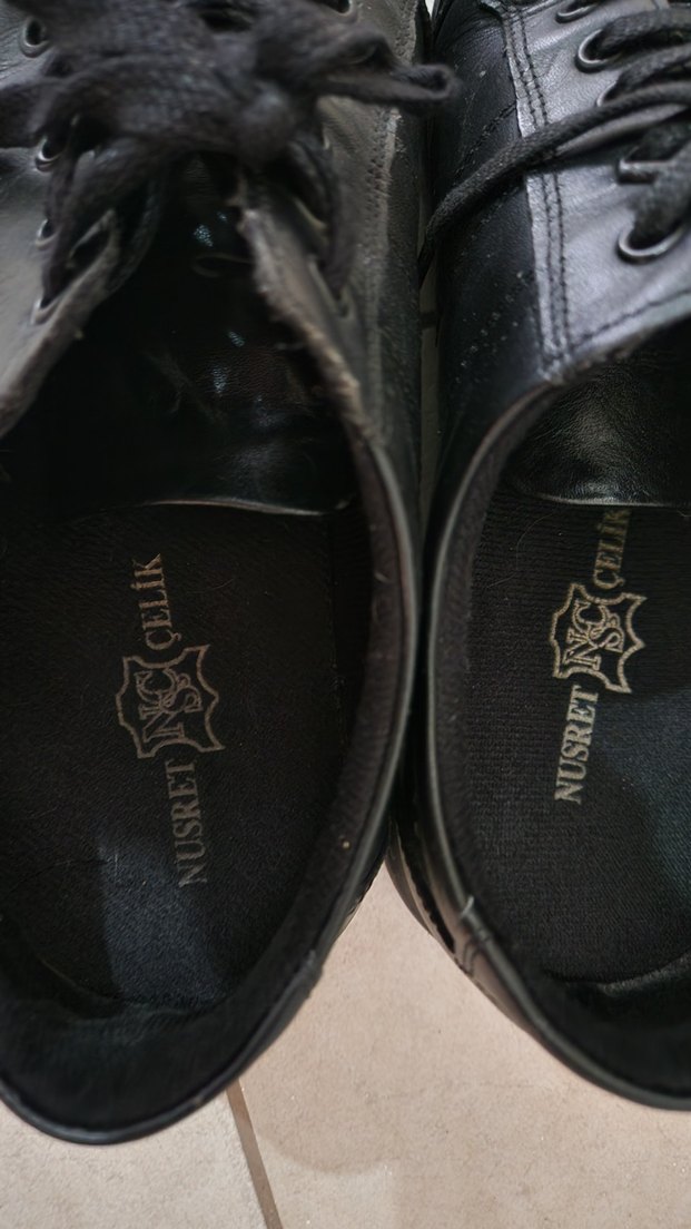 Siyah Deri Erkek Ayakkabı - Görsel 2