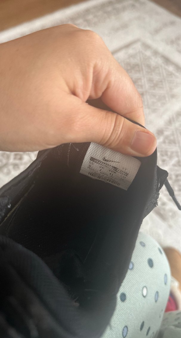 Siyah Kadın Spor Ayakkabı Velcro Bağcıklı - Görsel 4