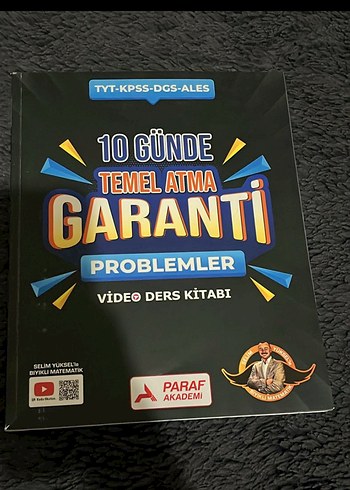 10 Günde Temel Atma Garantili Problemler Kitabı