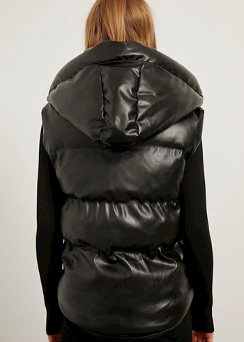 Deri şişme Kadın Yelek - Görsel 6