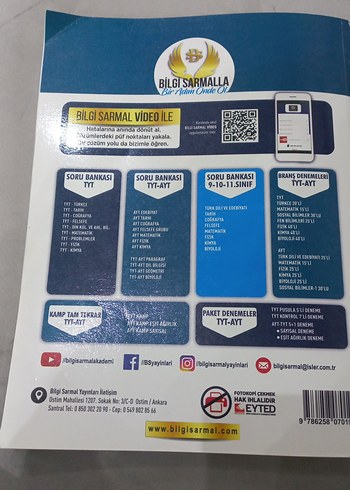 Bilgi Sarmal TYT-AYT Geometri Soru Bankası+hediyeli - Görsel 2