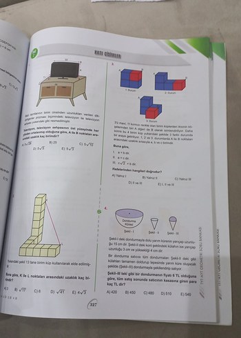 Bilgi Sarmal TYT-AYT Geometri Soru Bankası+hediyeli - Görsel 5