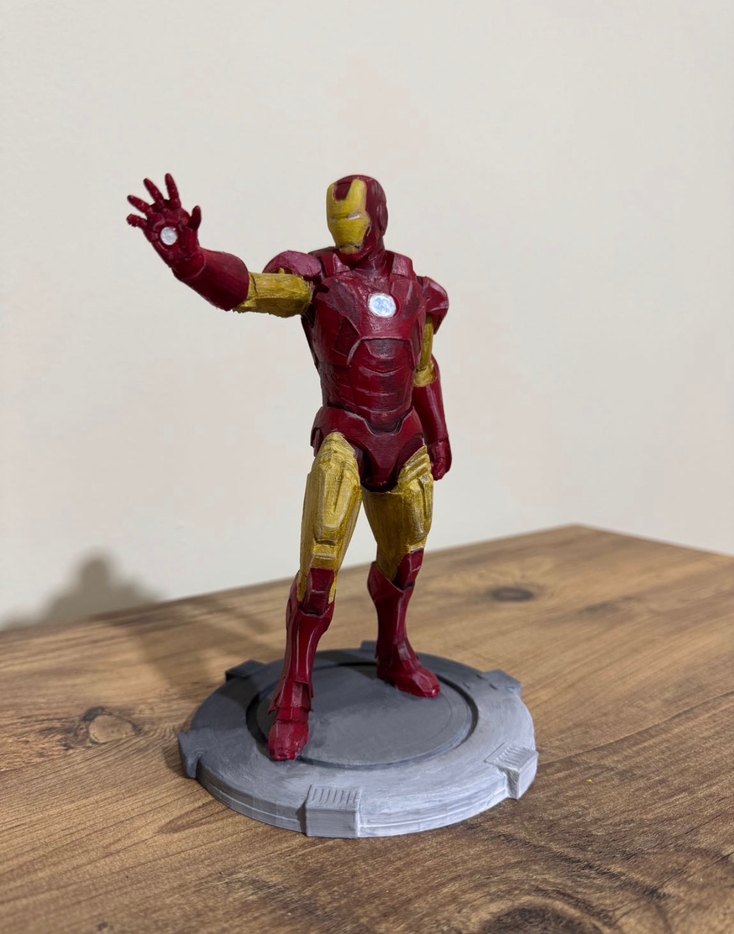 Kırmızı-Sarı Iron Man Figürü - Görsel 2