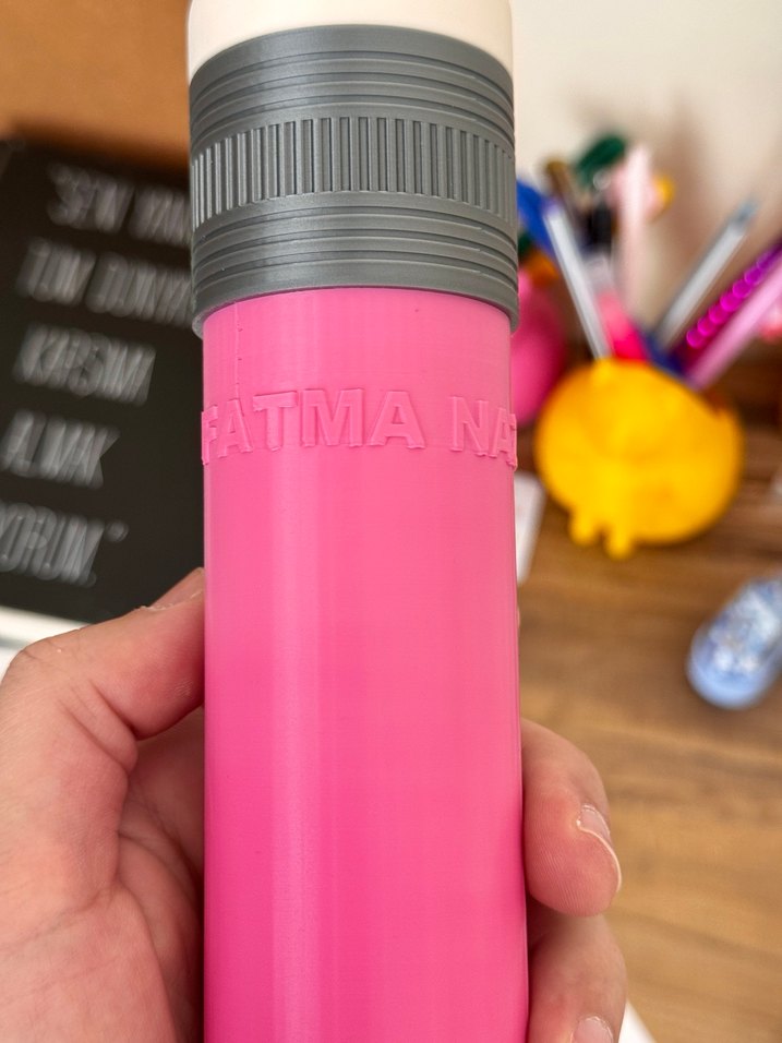 Büyük Boy Pembe Kalem Şeklinde Silgi - Görsel 2