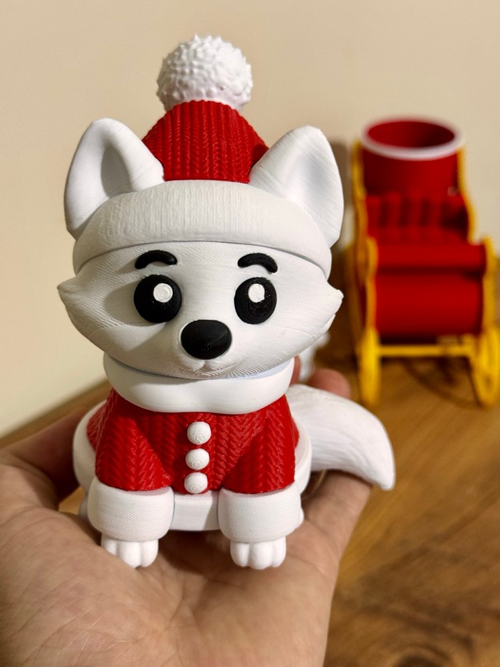 Beyaz Kardan Adam Temalı Aksiyon Figürü - Görsel 2