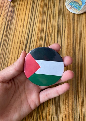 Diğer Kubbe Altı Temalı Yuvarlak Magnet (Mescidi Aksa)