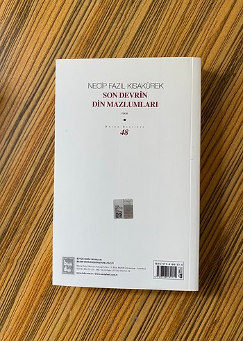  Beden Son Devrin Din Mazlumları - Necip Fazıl