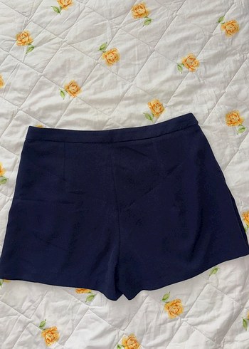 orjinal Koton marka Düğmeli Lacivert Mini Etek