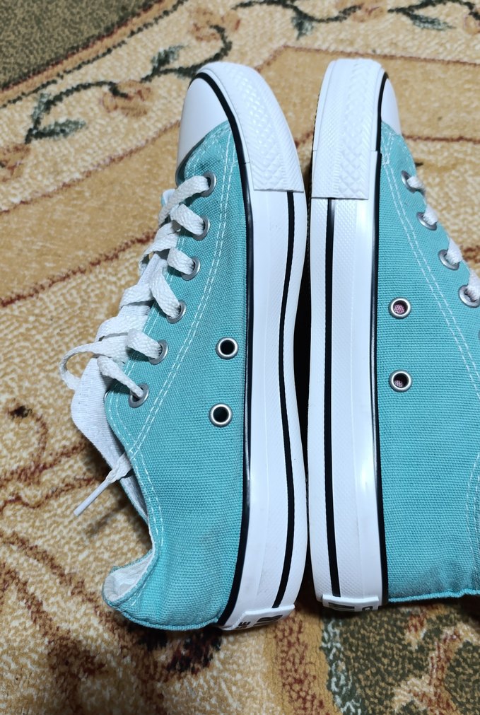 Turkuaz Bağcıklı Kadın Spor Ayakkabı - Görsel 2