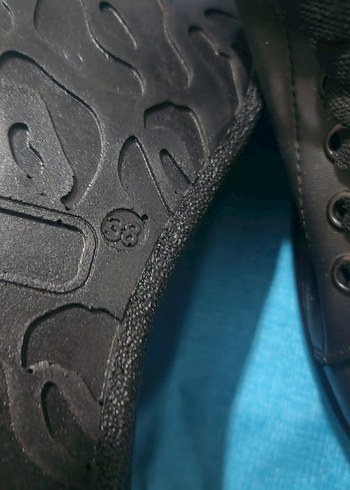 Siyah Erkek Bağcıklı Spor Ayakkabı 38 no - Görsel 4