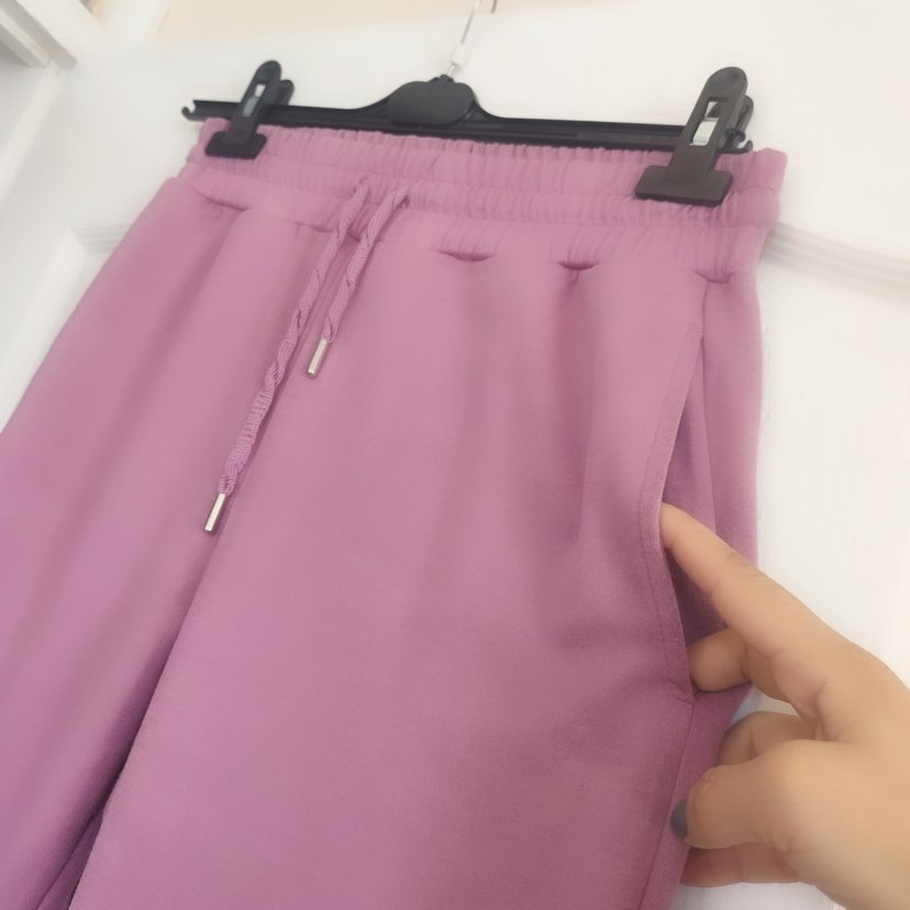 Kadın Mor Rahat Kesim Midi Eşofman Altı - Görsel 2