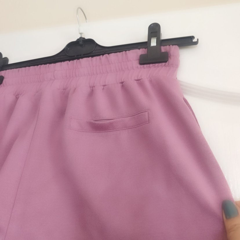 Kadın Mor Rahat Kesim Midi Eşofman Altı - Görsel 4