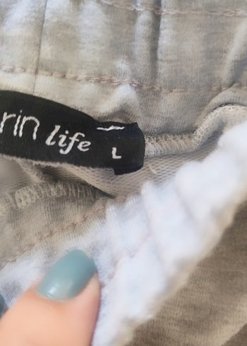 Gri Kadın Rahat Kesim Eşofman Altı - Görsel 4