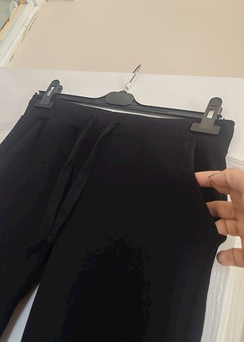 Siyah Kadın  Eşofman Altı - Görsel 3