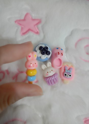 Mini tatlı figürler 5 adet - Görsel 2