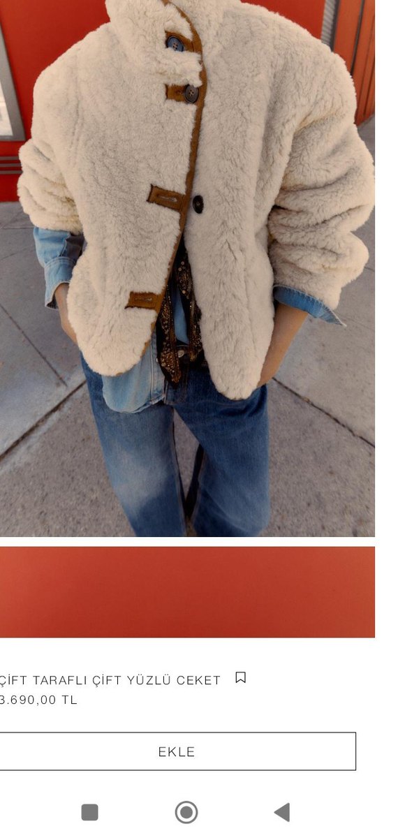 Kürklü Çift Taraflı Kahverengi Süet Ceket - Görsel 2