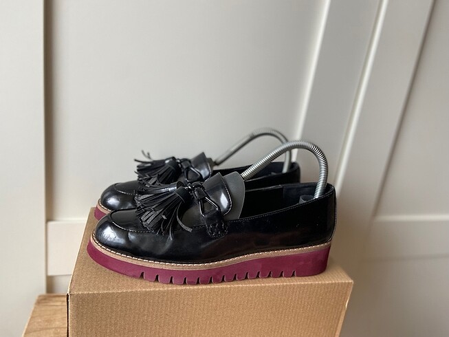 37 Beden Zara Kalın Taban Loafer