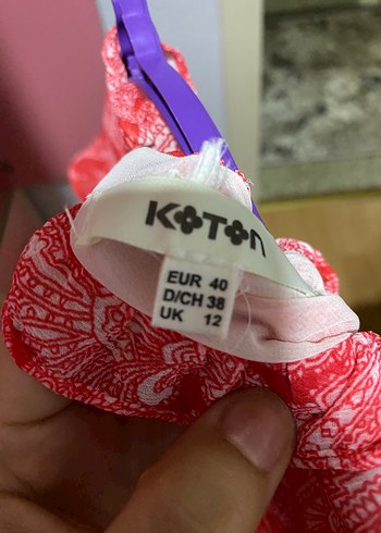 Koton Kırmızı Batik Desenli Köpek Kıyafeti
