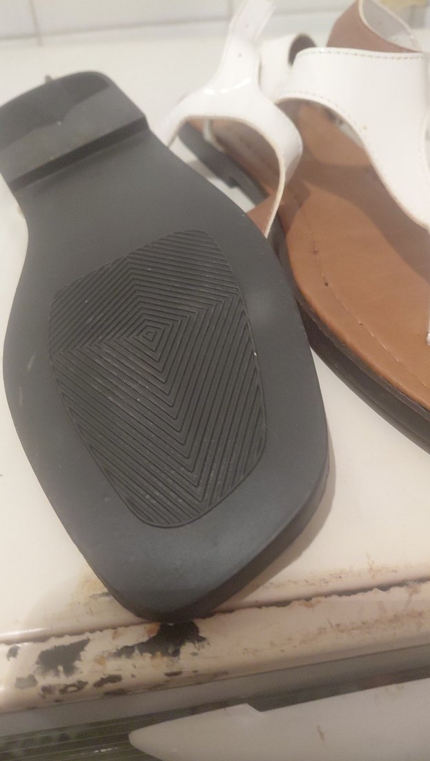 Beyaz Kadın Dolgu Topuklu Sandalet - Görsel 3