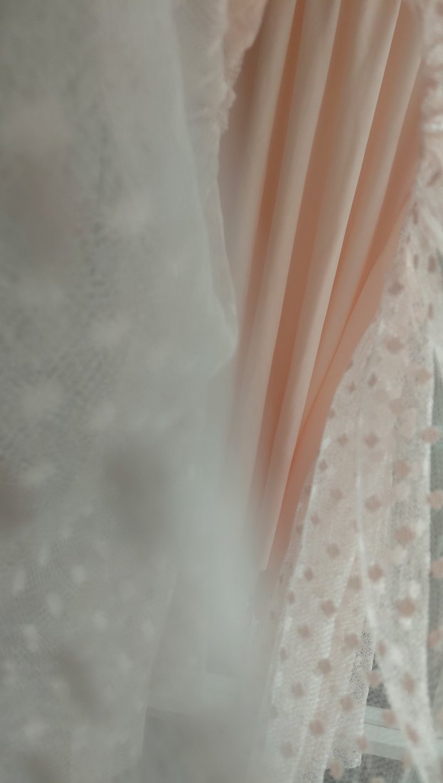 Pembe V Yaka Fırfırlı Midi Elbise - Görsel 4