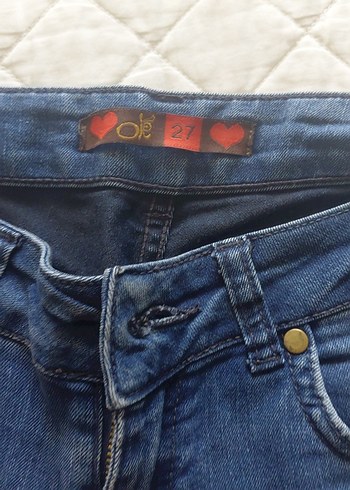 Parlak Mavi Mini Kadın Denim Şort - Görsel 3