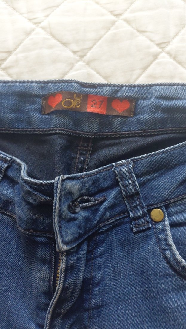 Parlak Mavi Mini Kadın Denim Şort - Görsel 3