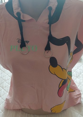 Pembe Baskılı Kadın Kısa Kollu tsort  2 adet - Görsel 3