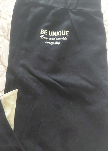 Kadın Beyaz Kısa Kollu Pamuk Tişört ve tayt takım - Görsel 7