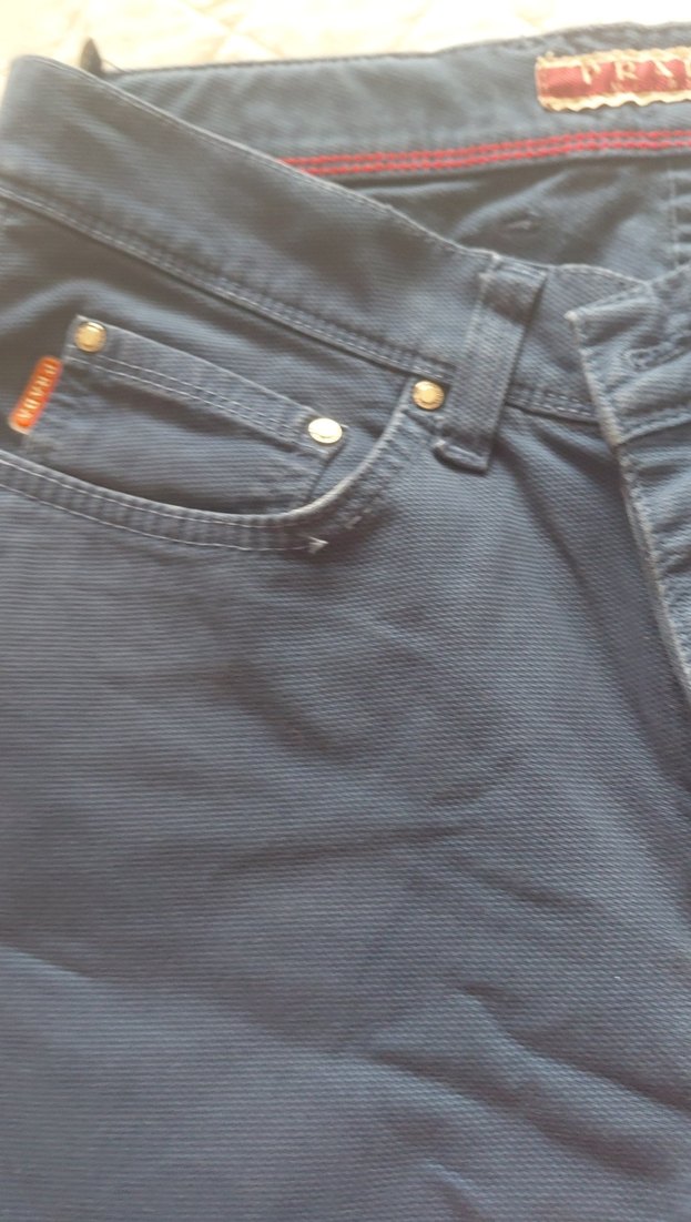 Prada Erkek Parlak Mavi Denim Pantolon - Görsel 3