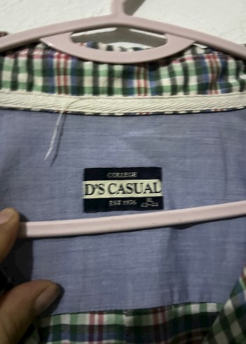 American Vintage Düğmeli, Ekose Uzun Kollu vintage gömlek