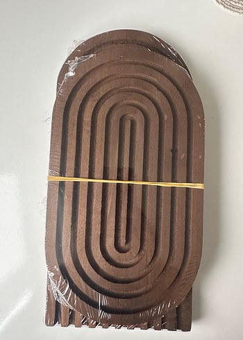 Kahverengi sunum  tabağı - Görsel 5