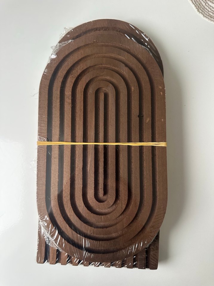 Kahverengi sunum  tabağı - Görsel 4