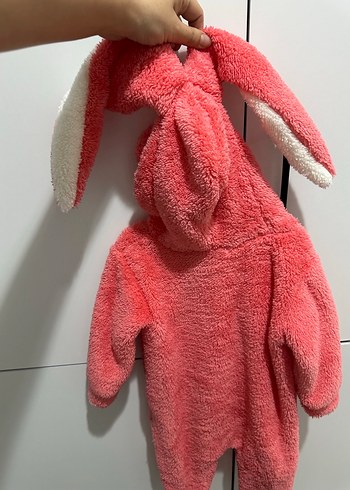 Pembe Peluş Oyuncak Tulum - Görsel 3