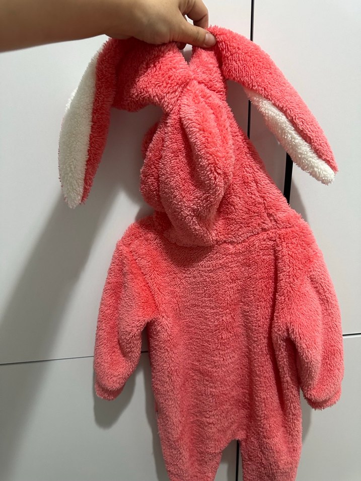 Pembe Peluş Oyuncak Tulum - Görsel 3