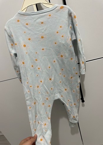 Fermuarlı Bebek Kız Tulum - Pastel Mavi - Görsel 2