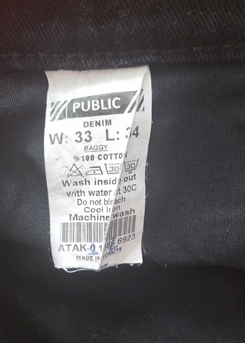 Siyah Baggy Kargo Pantolon - Görsel 3