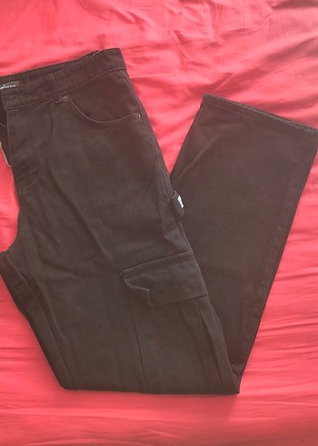 Siyah Baggy Kargo Pantolon - Görsel 2