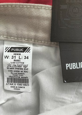 Baggy Pamuklu Kargo Pantolon - Görsel 2