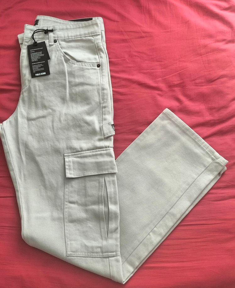 Baggy Pamuklu Kargo Pantolon - Görsel 3