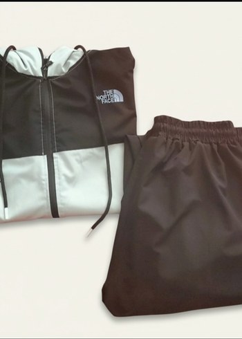 The North Face Gri Siyah Fermuarlı Eşofman takımı - Görsel 3