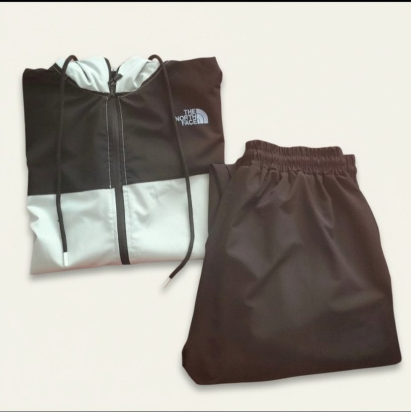 The North Face Gri Siyah Fermuarlı Eşofman takımı - Görsel 3