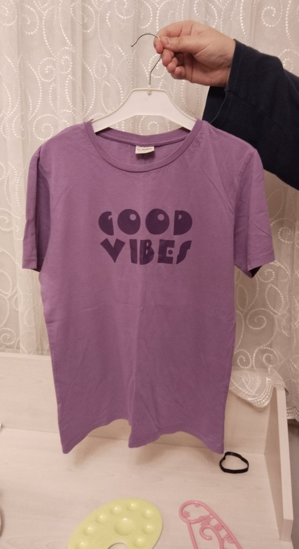 Mor Baskılı erkek çocuk Tişört - Görsel 2